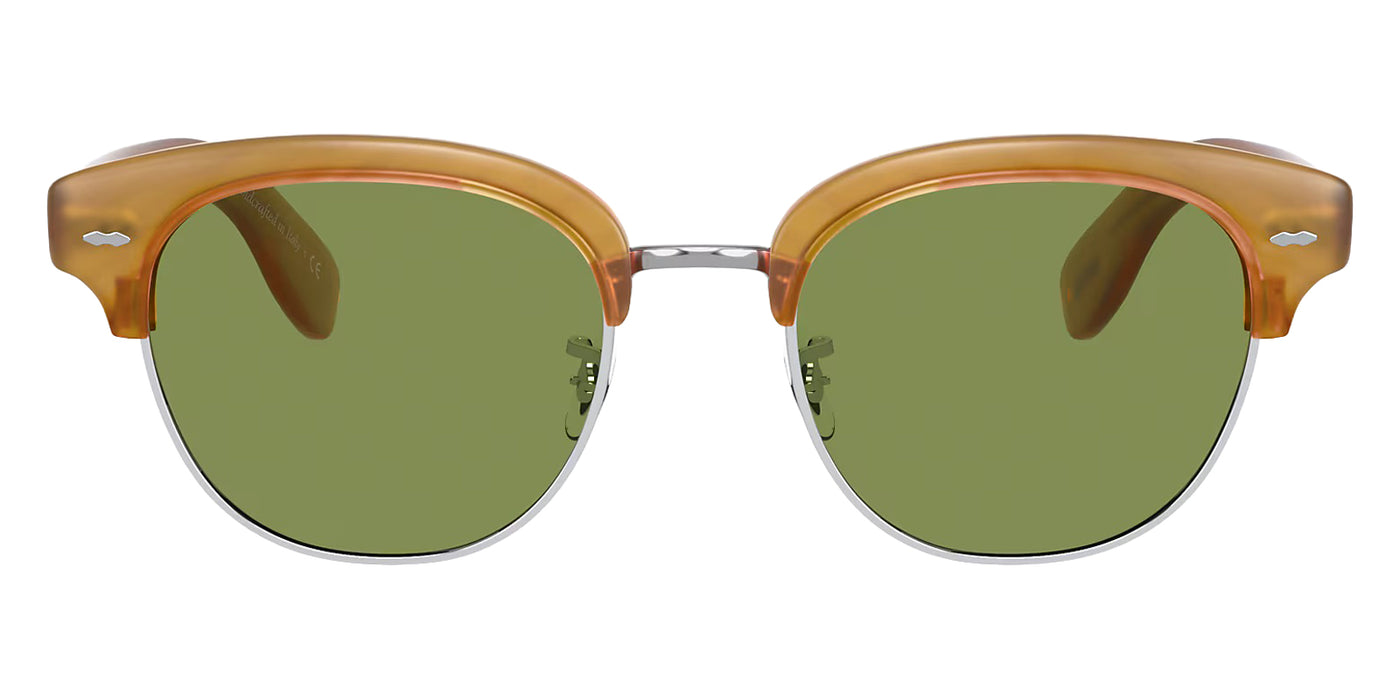 Oliver Peoples® Cary Grant 2 Sun - Semi-Matte Amber Tortoise / Green C