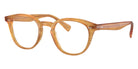 Oliver Peoples® OV5454U Round OV5454U 1779 48 Eyeglasses - Semi-Matte Goldwood 1779