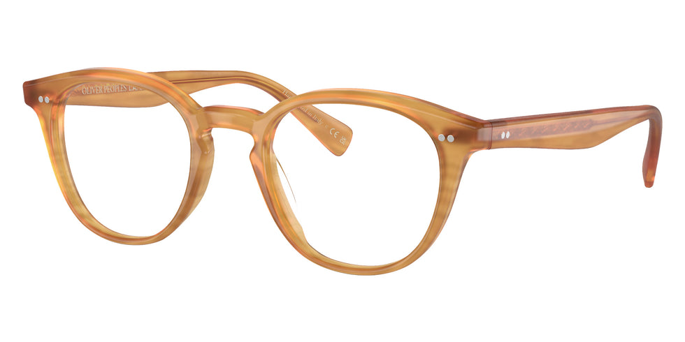 Oliver Peoples® OV5454U Round OV5454U 1779 48 Eyeglasses - Semi-Matte Goldwood 1779