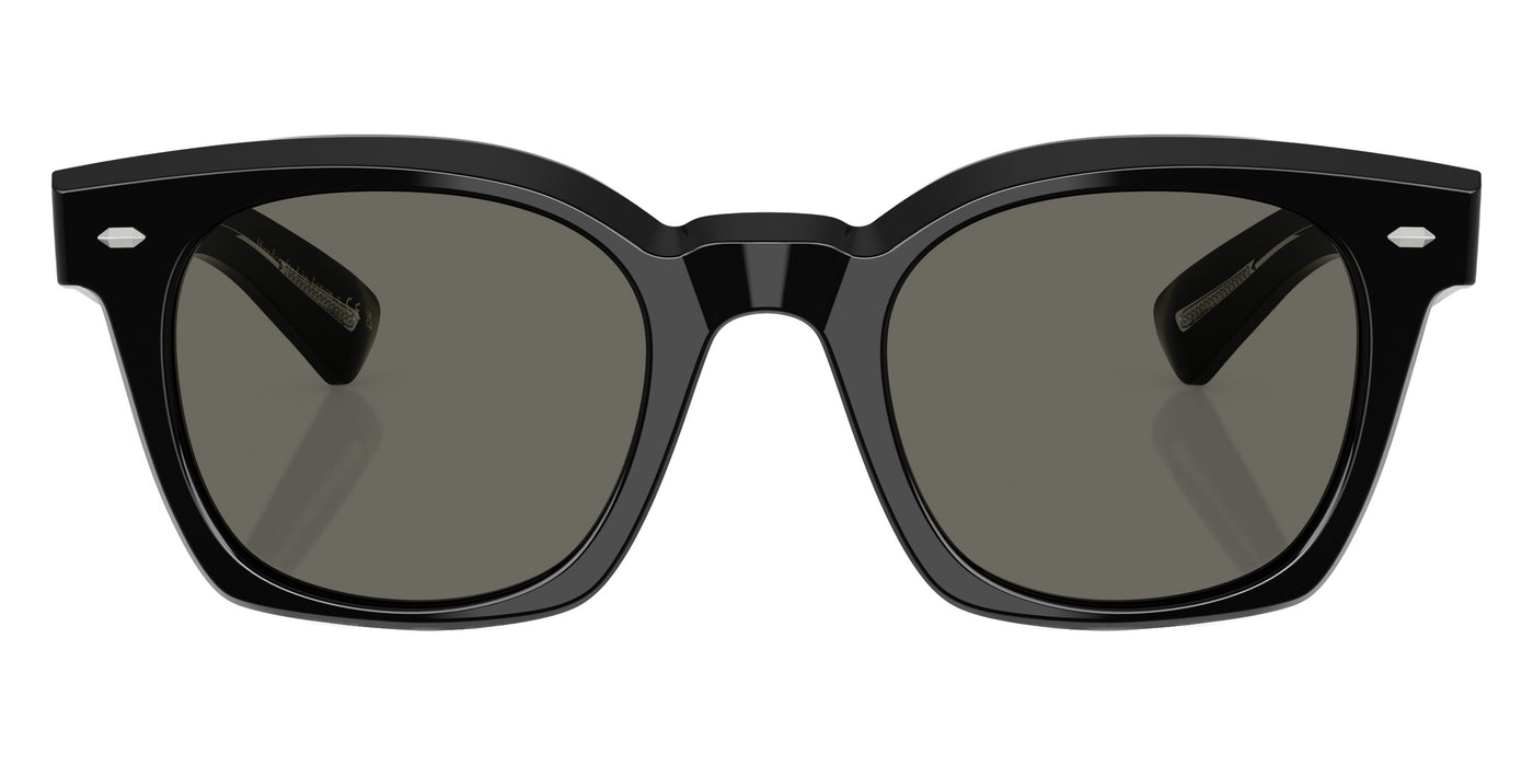 Oliver Peoples® Merceaux 18K OV5498SU 1731R5 50 Sunglasses - Black / Carbon Gray