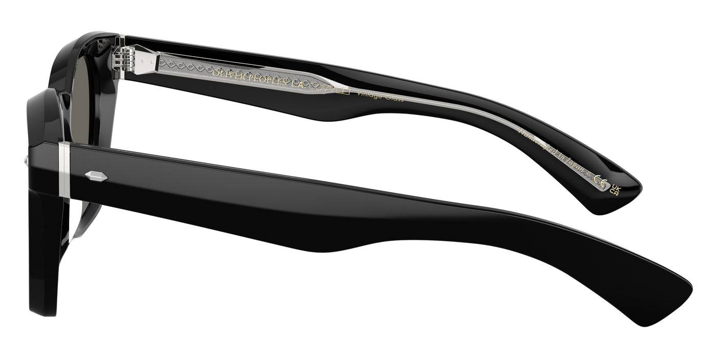 Oliver Peoples® Merceaux 18K OV5498SU 1731R5 50 Sunglasses - Black / Carbon Gray