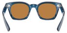 Oliver Peoples® Merceaux 18K OV5498SU 179353 50 Sunglasses - Translucent Blue / Cognac