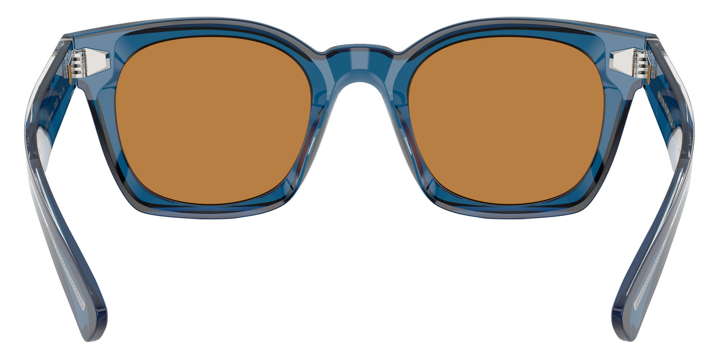 Oliver Peoples® Merceaux 18K OV5498SU 179353 50 Sunglasses - Translucent Blue / Cognac
