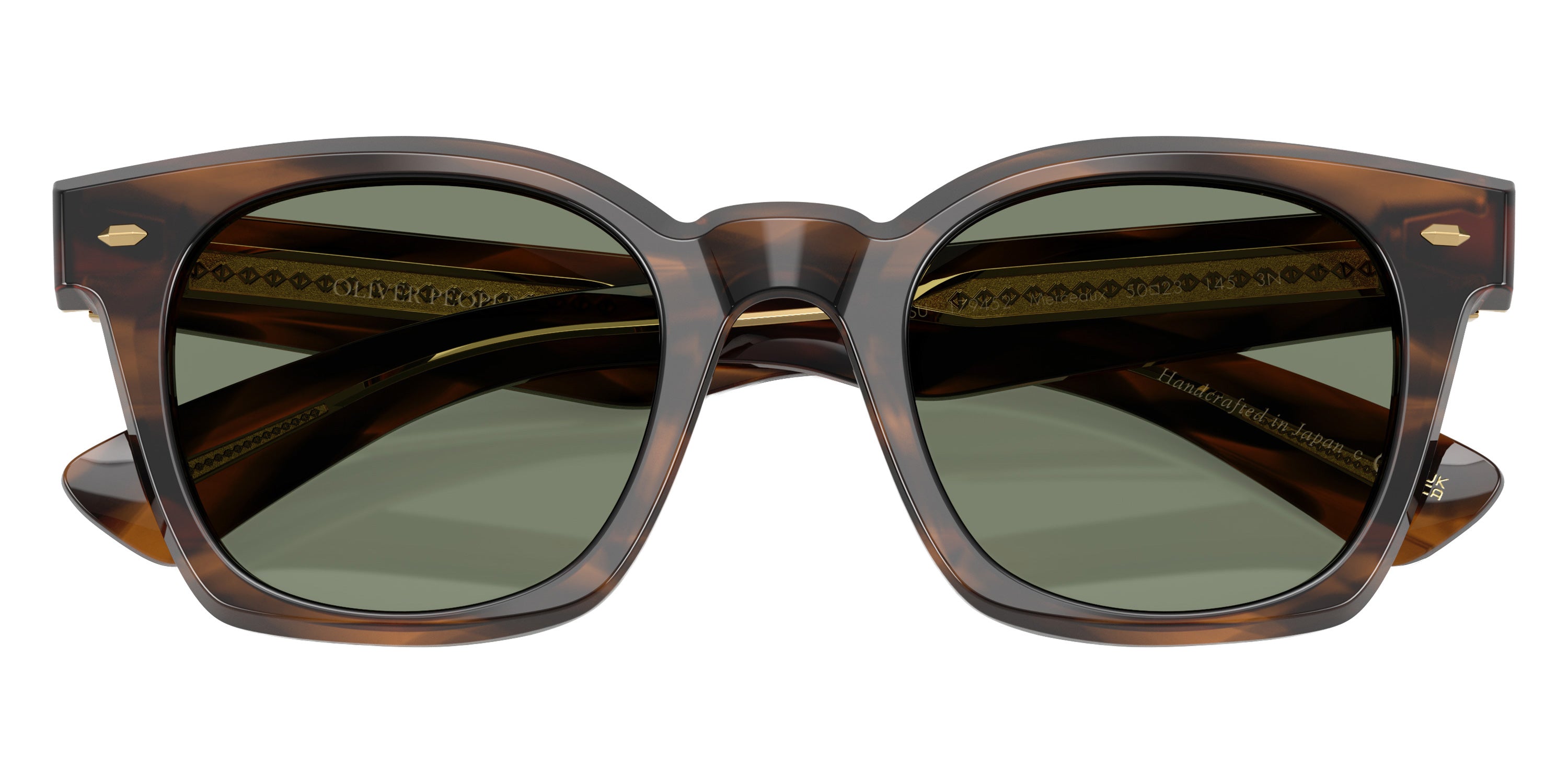 Oliver Peoples® Merceaux 18K Rectangle Sunglasses - Eurooptica