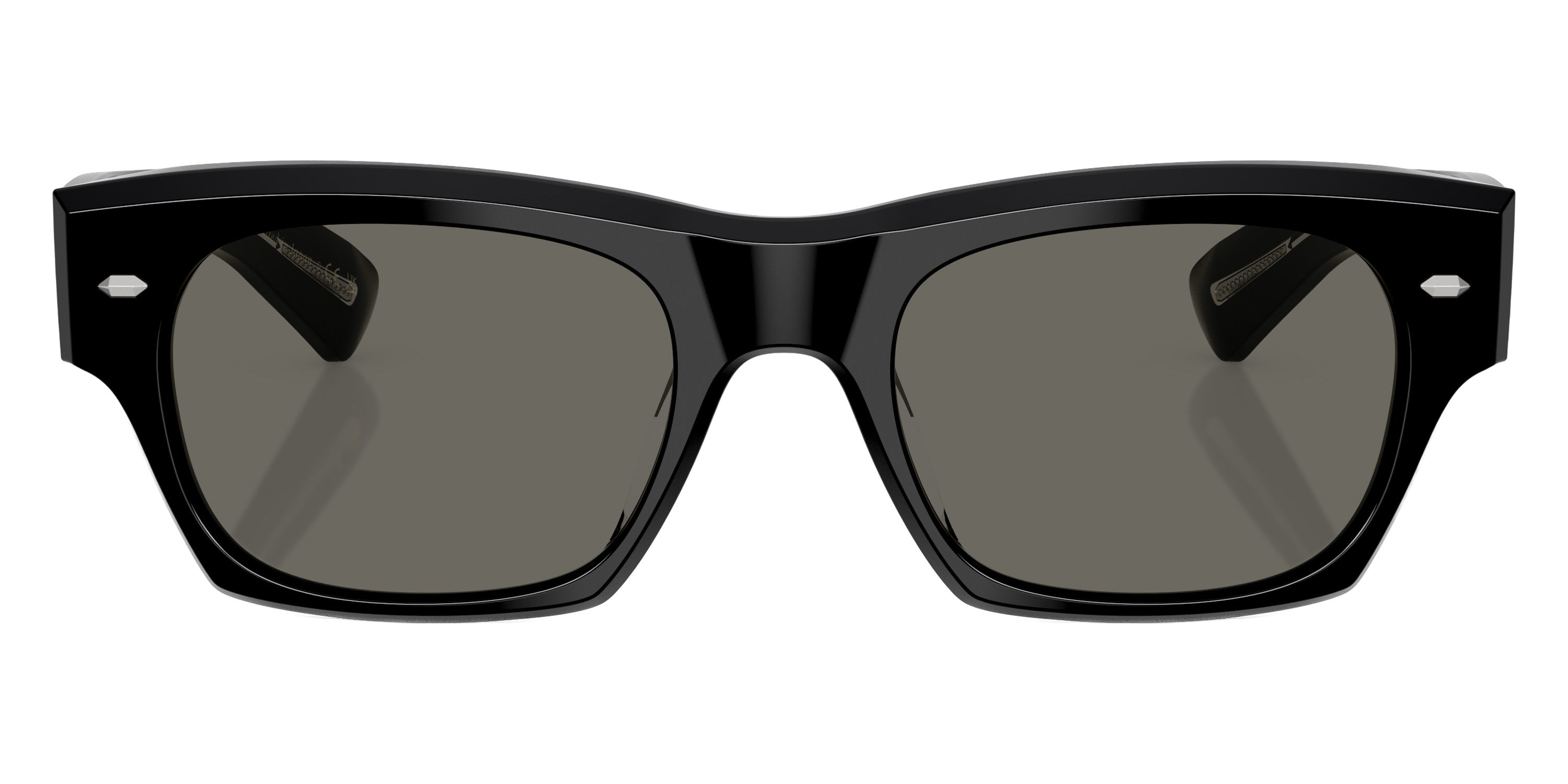 Oliver Peoples® Kasdan 18K OV5514SU 1731R5 51 Sunglasses - Black / Carbon Gray