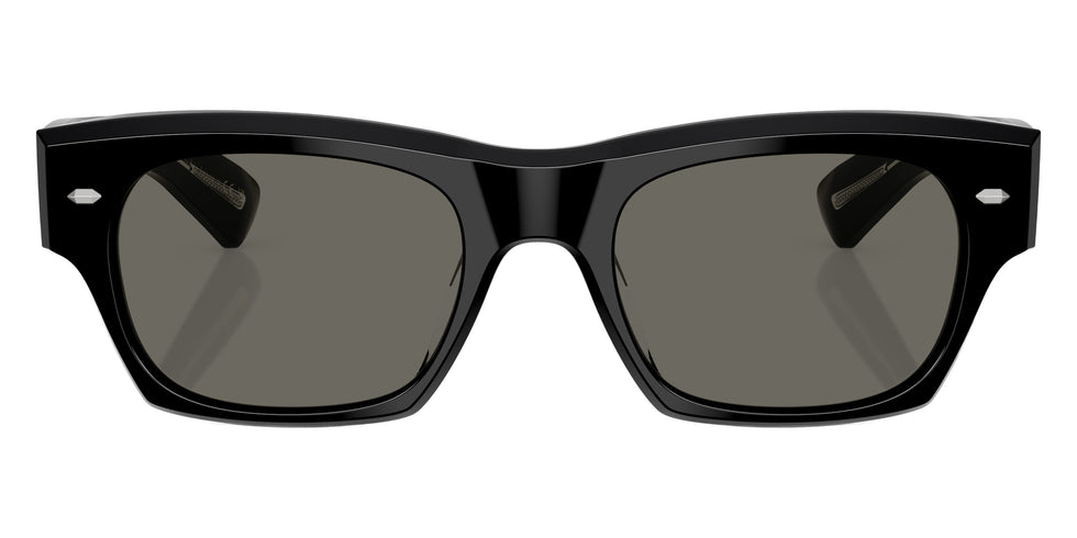 Oliver Peoples® Kasdan 18K OV5514SU 1731R5 51 Sunglasses - Black / Carbon Gray