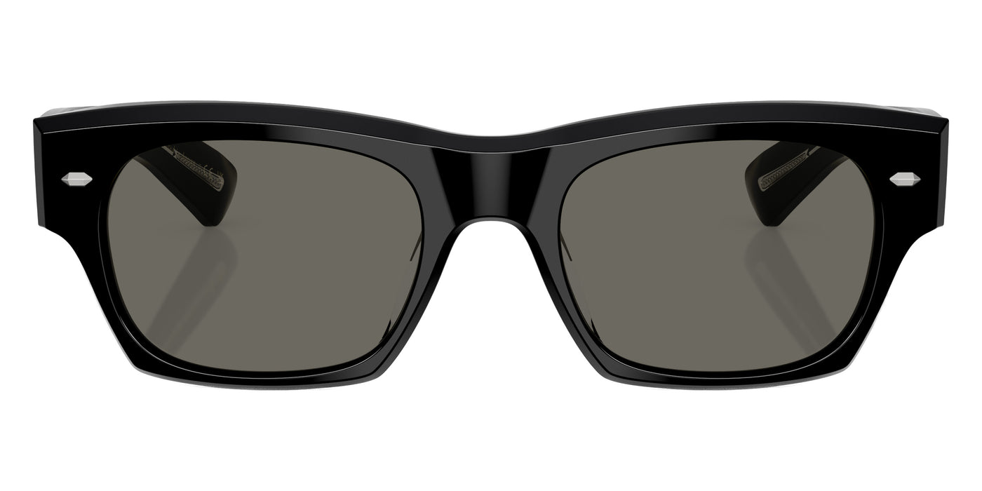 Oliver Peoples® Kasdan 18K OV5514SU 1731R5 51 Sunglasses - Black / Carbon Gray
