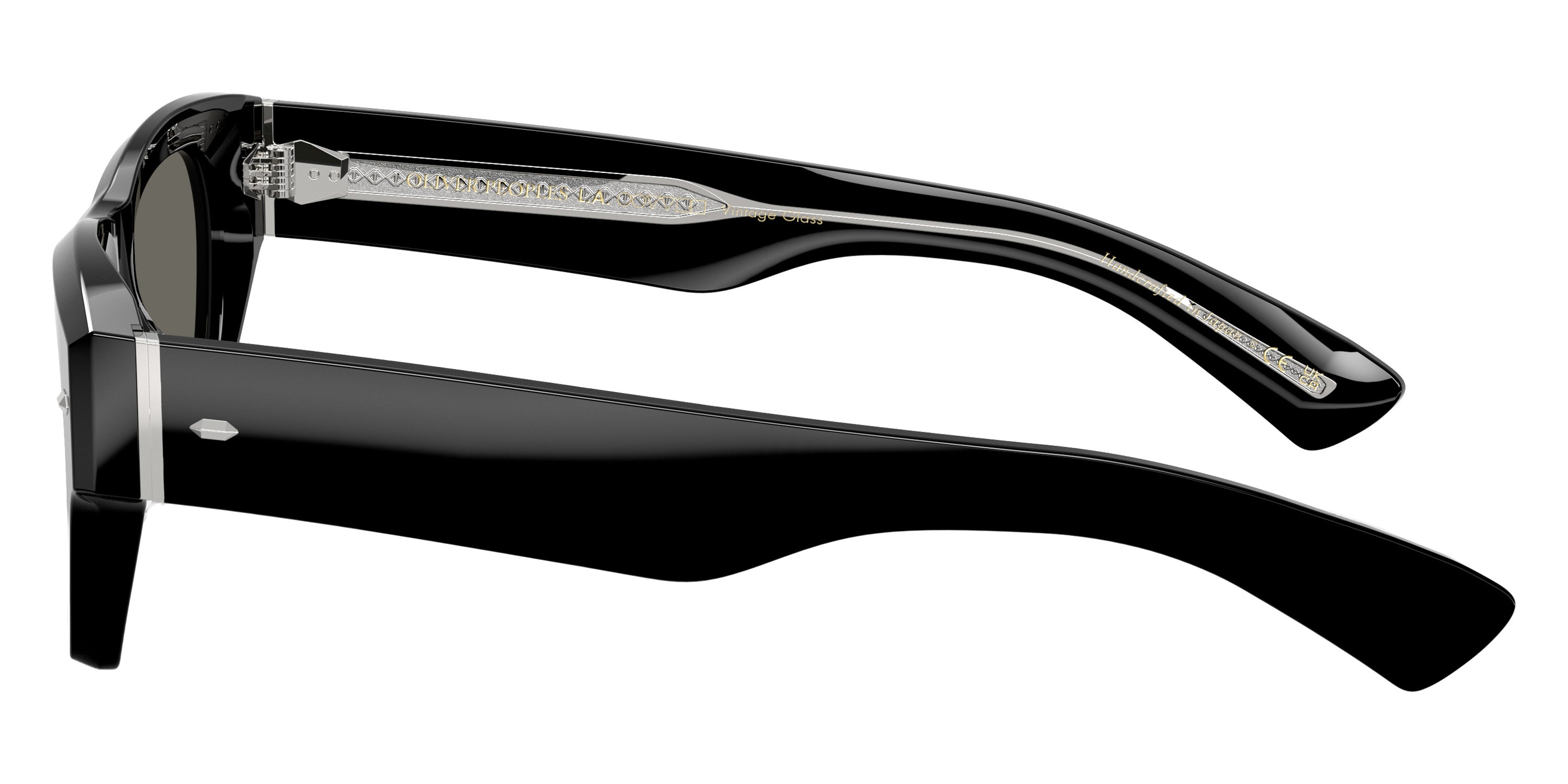 Oliver Peoples® Kasdan 18K OV5514SU 1731R5 51 Sunglasses - Black / Carbon Gray