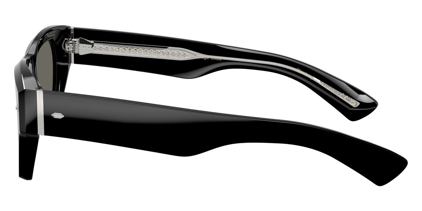 Oliver Peoples® Kasdan 18K OV5514SU 1731R5 51 Sunglasses - Black / Carbon Gray