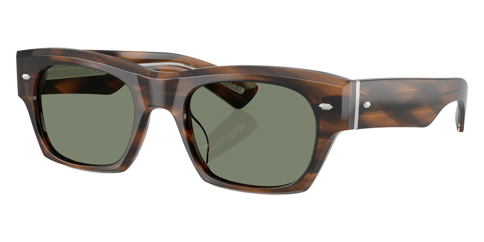 Oliver Peoples® Kasdan 18K OV5514SU 179452 51 Sunglasses - Barchan / New G-15