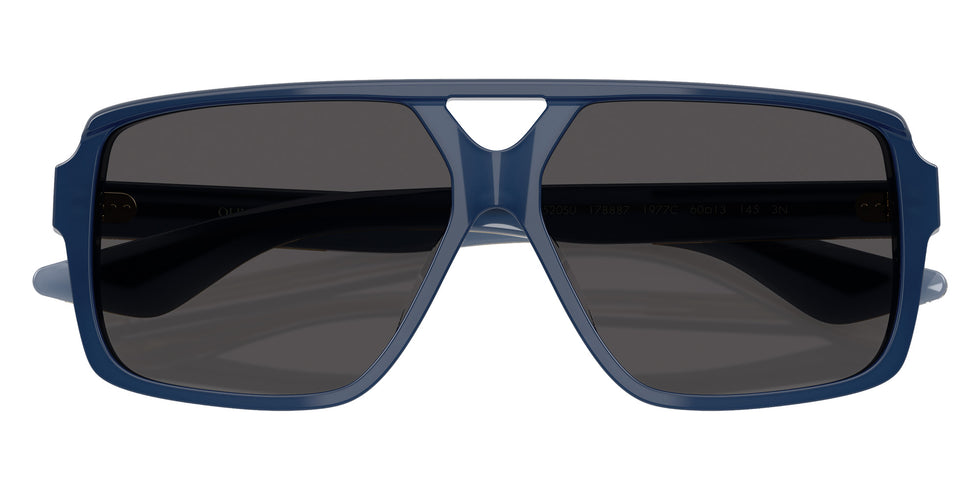 Oliver Peoples® OV5520SU Rectangle OV5520SU 178887 60 Sunglasses - Navy/Crystal/Gray