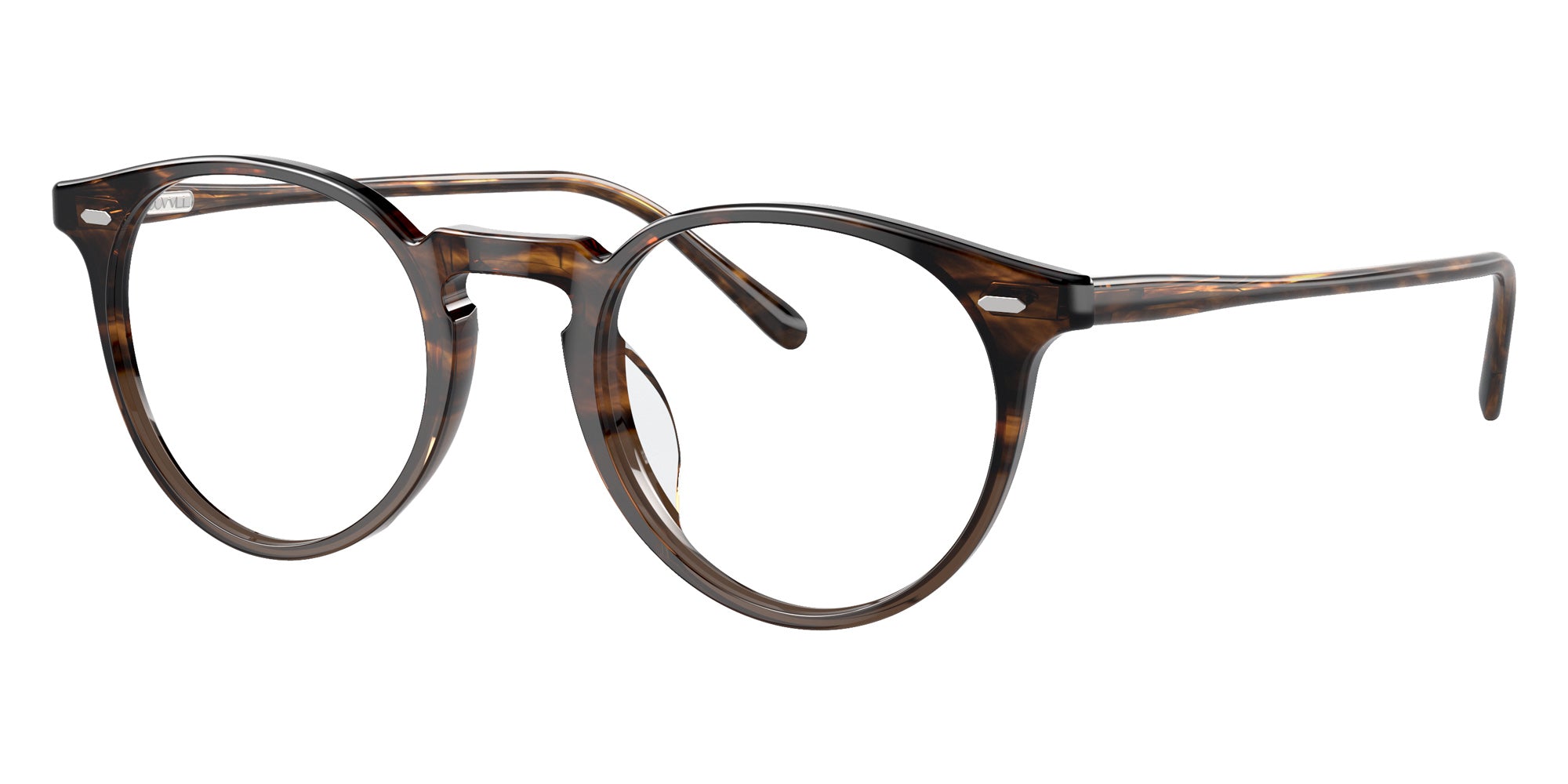 Oliver Peoples® OV5529U Round OV5529U 1732 48 Eyeglasses - Sedona Red/Taupe Gradient