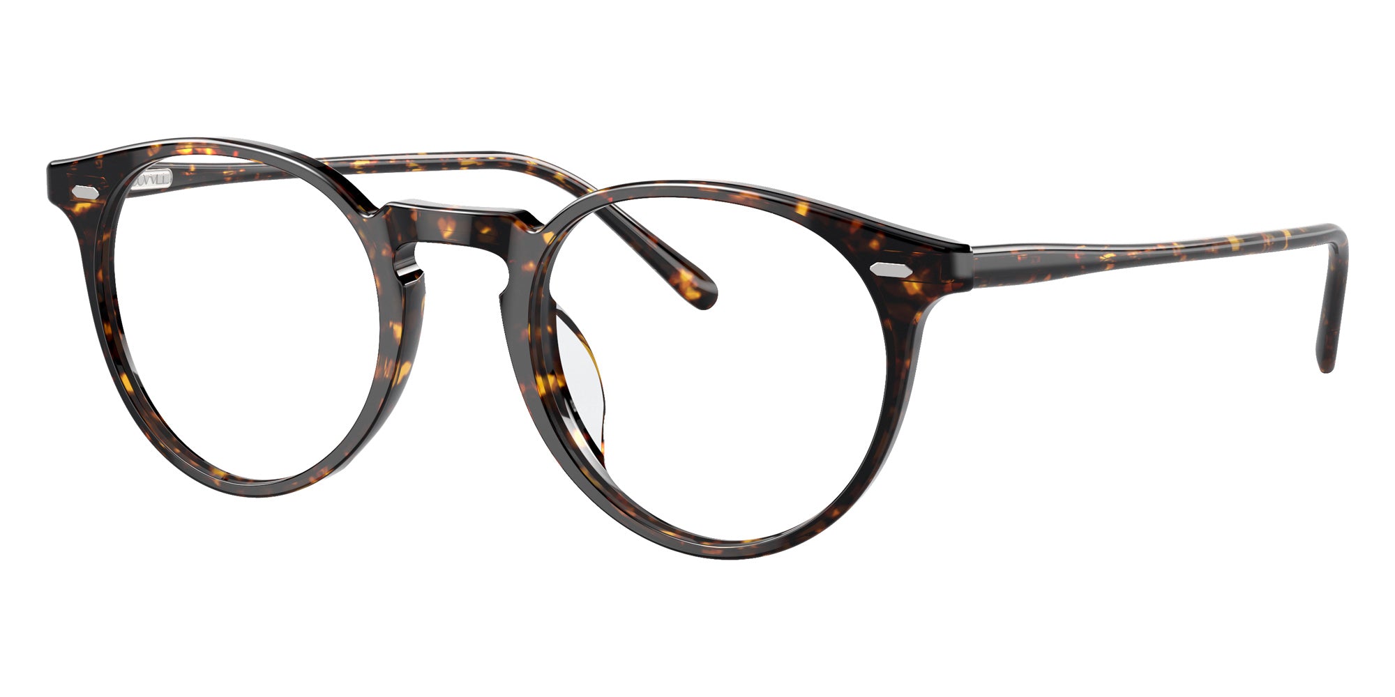 Oliver Peoples® OV5529U Round OV5529U 1741 48 Eyeglasses - Atago Tortoise