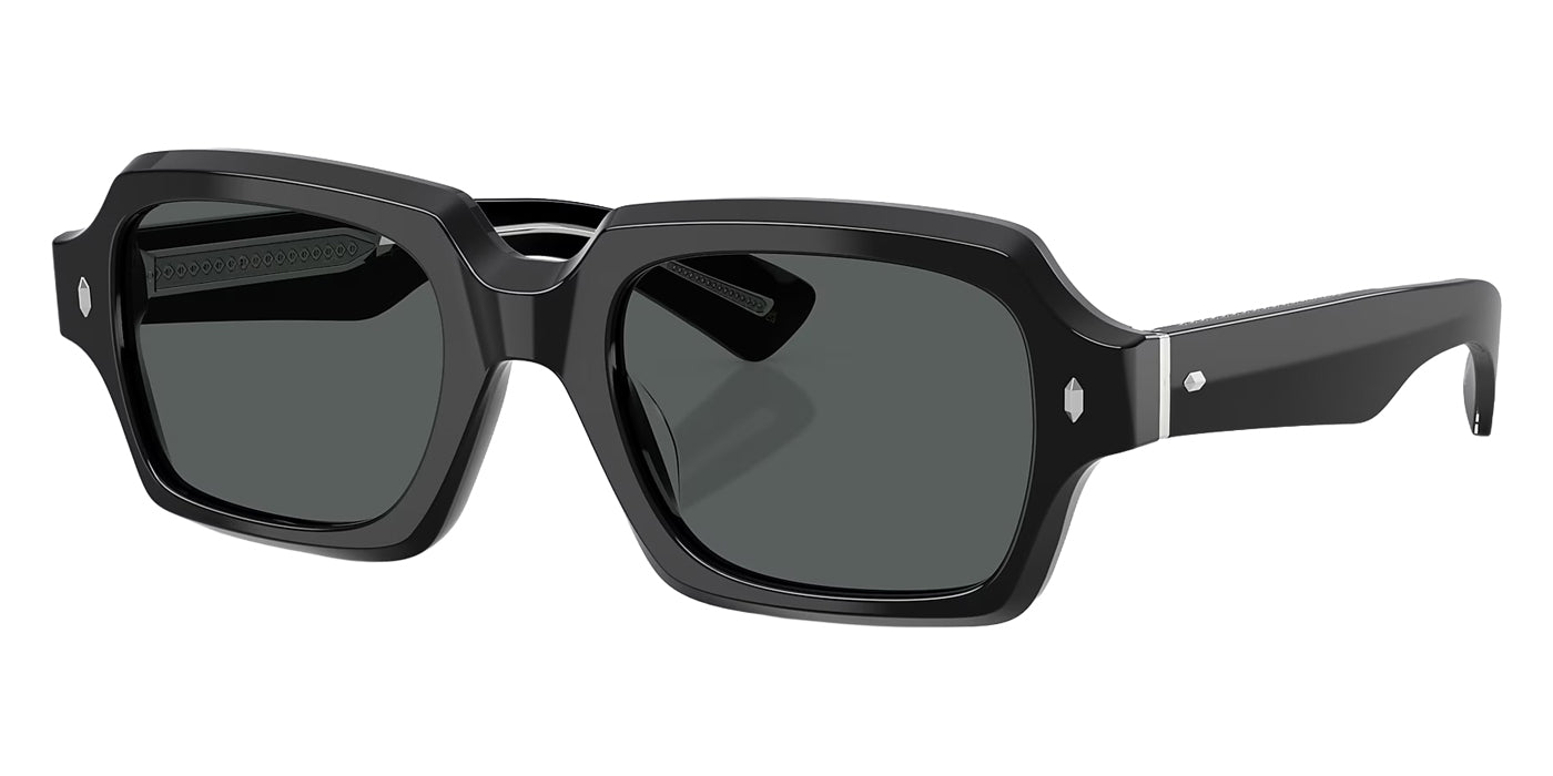 Oliver Peoples® Devaney 18k OV5539SU 1731P2 53 Sunglasses - Black / Midnight Express Polar 