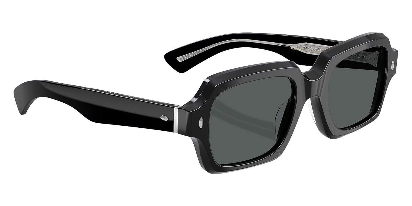 Oliver Peoples® Devaney 18k OV5539SU 1731P2 53 Sunglasses - Black / Midnight Express Polar 