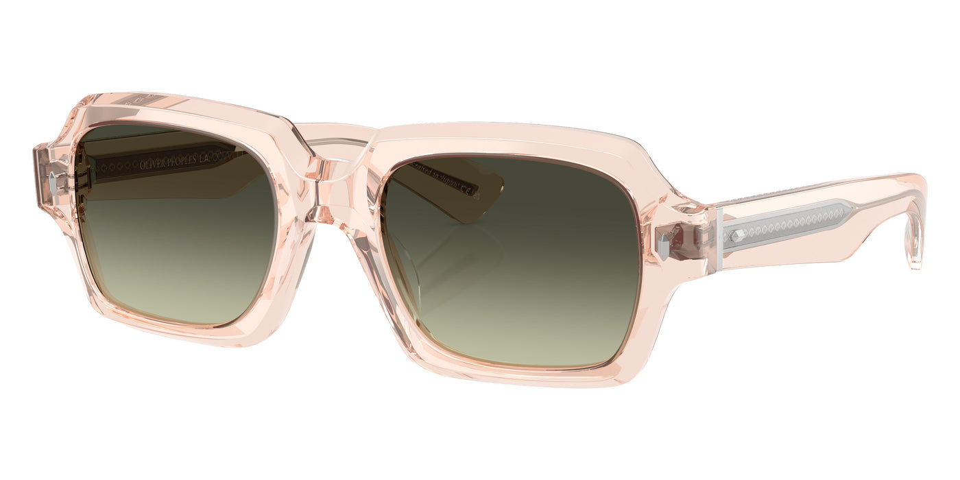 Oliver Peoples® Devaney 18k OV5539SU 1743BH 53 Sunglasses - Cherry Blossom / G-15 Gradient