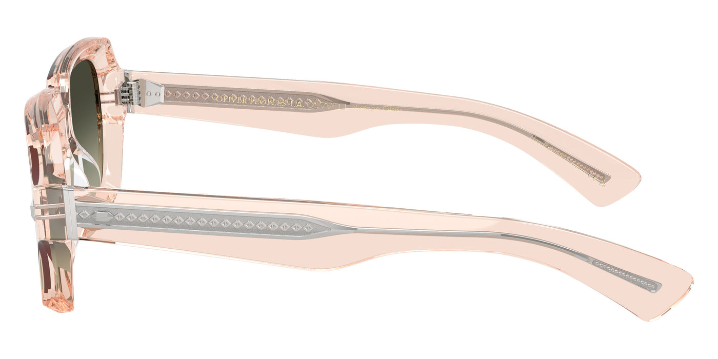 Oliver Peoples® Devaney 18k OV5539SU 1743BH 53 Sunglasses - Cherry Blossom / G-15 Gradient