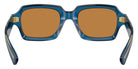 Oliver Peoples® Devaney 18k OV5539SU 179353 53 Sunglasses - Translucent Blue / Cognac