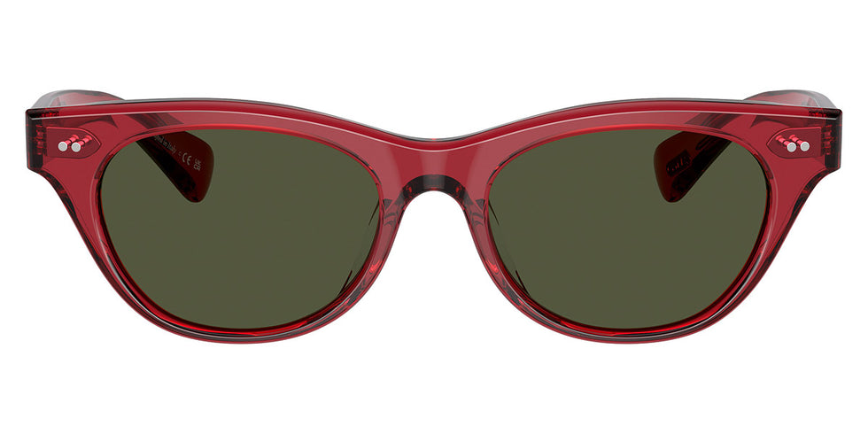 Oliver Peoples® Avelin OV5541SU 176452 52 - Translucent Red/G-15 Sunglasses