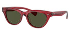 Oliver Peoples® Avelin OV5541SU 176452 52 - Translucent Red/G-15 Sunglasses