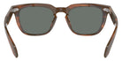 Oliver Peoples® OV5546SU Rectangle OV5546SU 1753W5 52 Sunglasses - Sycamore/Regal Blue Mirrored