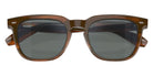 Oliver Peoples® OV5546SU Rectangle OV5546SU 1753W5 52 Sunglasses - Sycamore/Regal Blue Mirrored