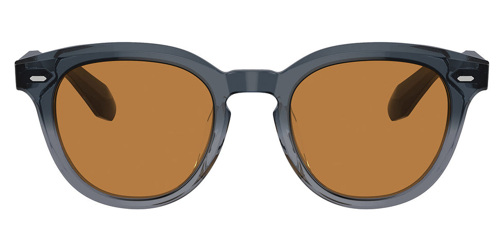 Oliver Peoples® N.05 Sun OV5547SU 1779W5 48 - Semi-Matte Goldwood/Regal Blue Sunglasses