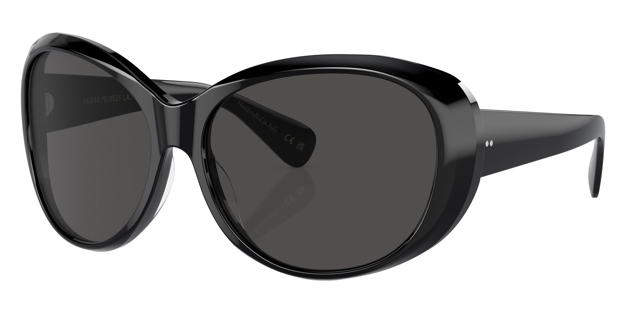 Oliver Peoples® OV5551SU Round OV5551SU 100587 62 Sunglasses - Black/Gray
