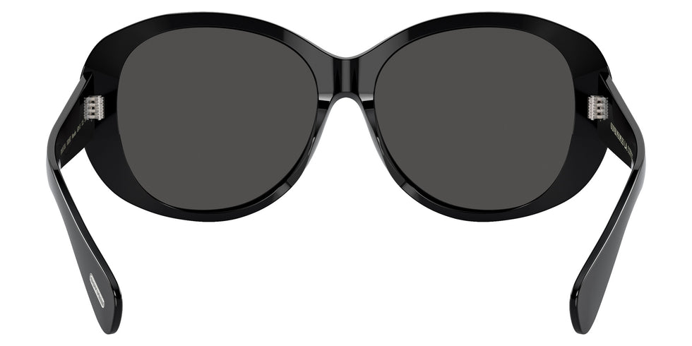 Oliver Peoples® OV5551SU Round OV5551SU 100587 62 Sunglasses - Black/Gray