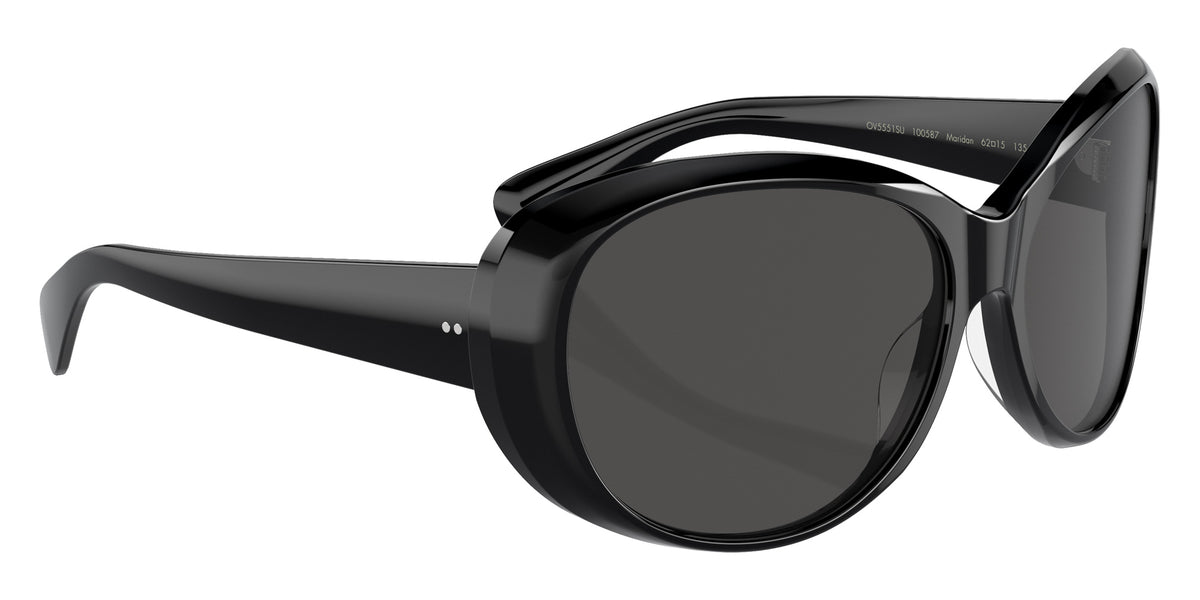 Oliver Peoples® OV5551SU Round OV5551SU 100587 62 Sunglasses - Black/Gray