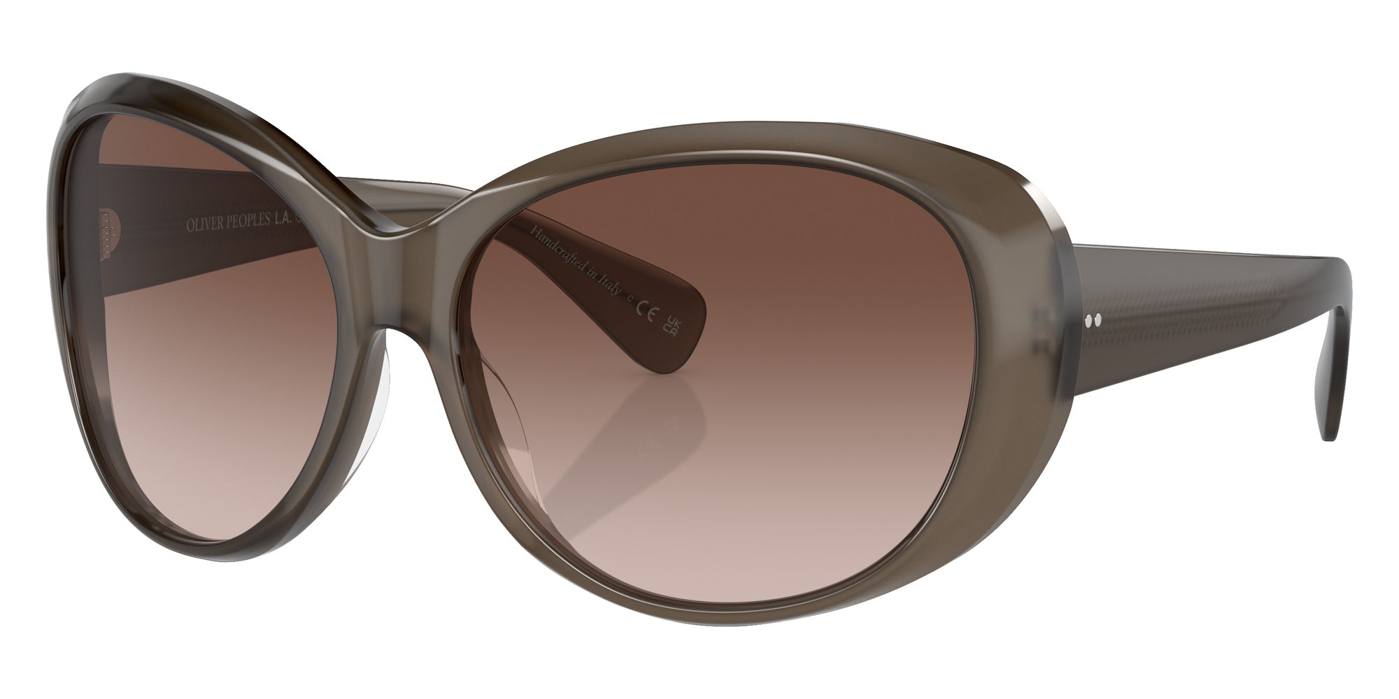 Oliver Peoples® OV5551SU Round OV5551SU 147313 62 Sunglasses - Taupe/Umber Gradient