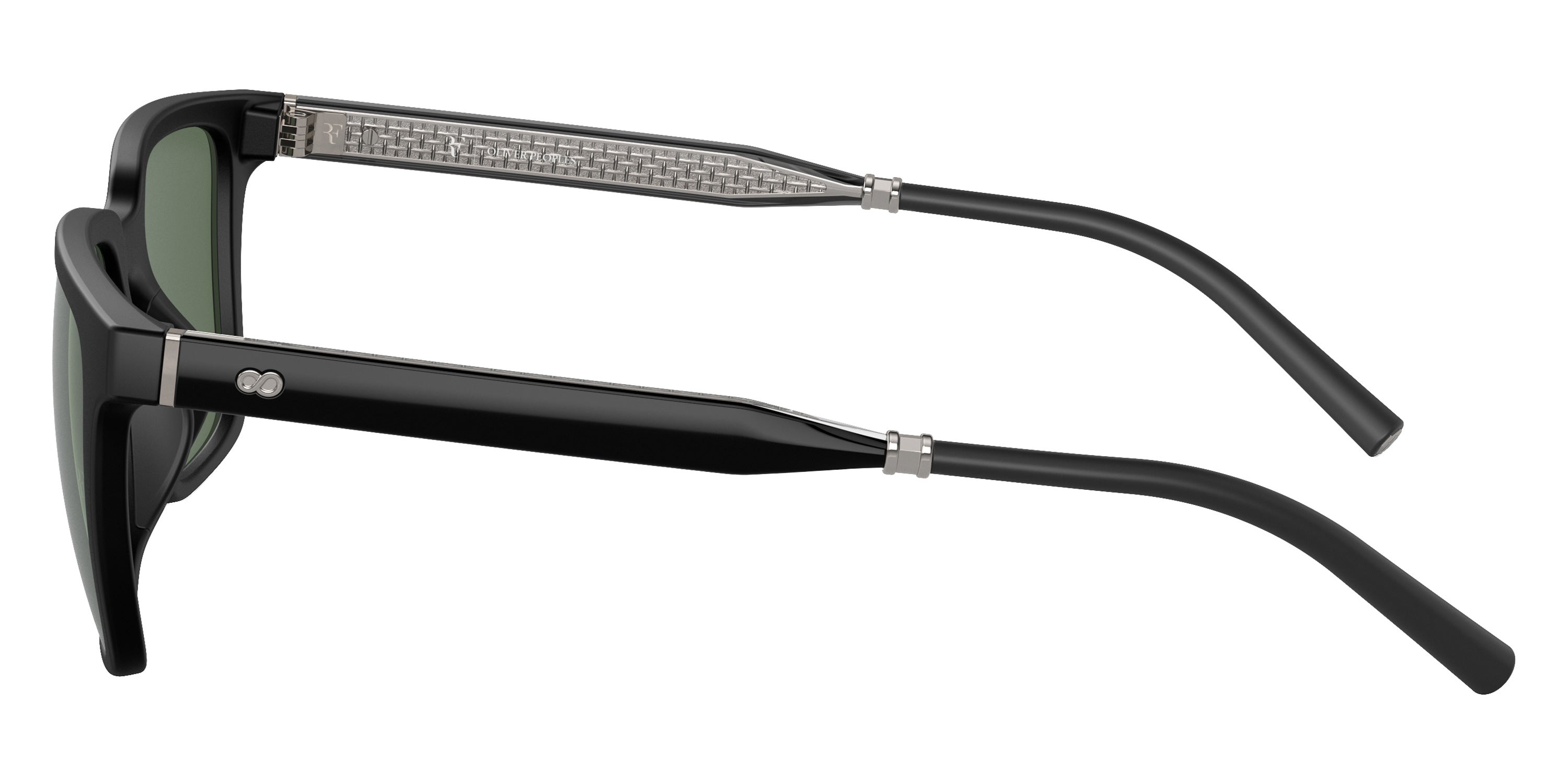 Oliver Peoples® Mr. Federer Sun OV5553SU 70019A 55 Sunglasses - Semi-Matte Black / G-15 Polarized