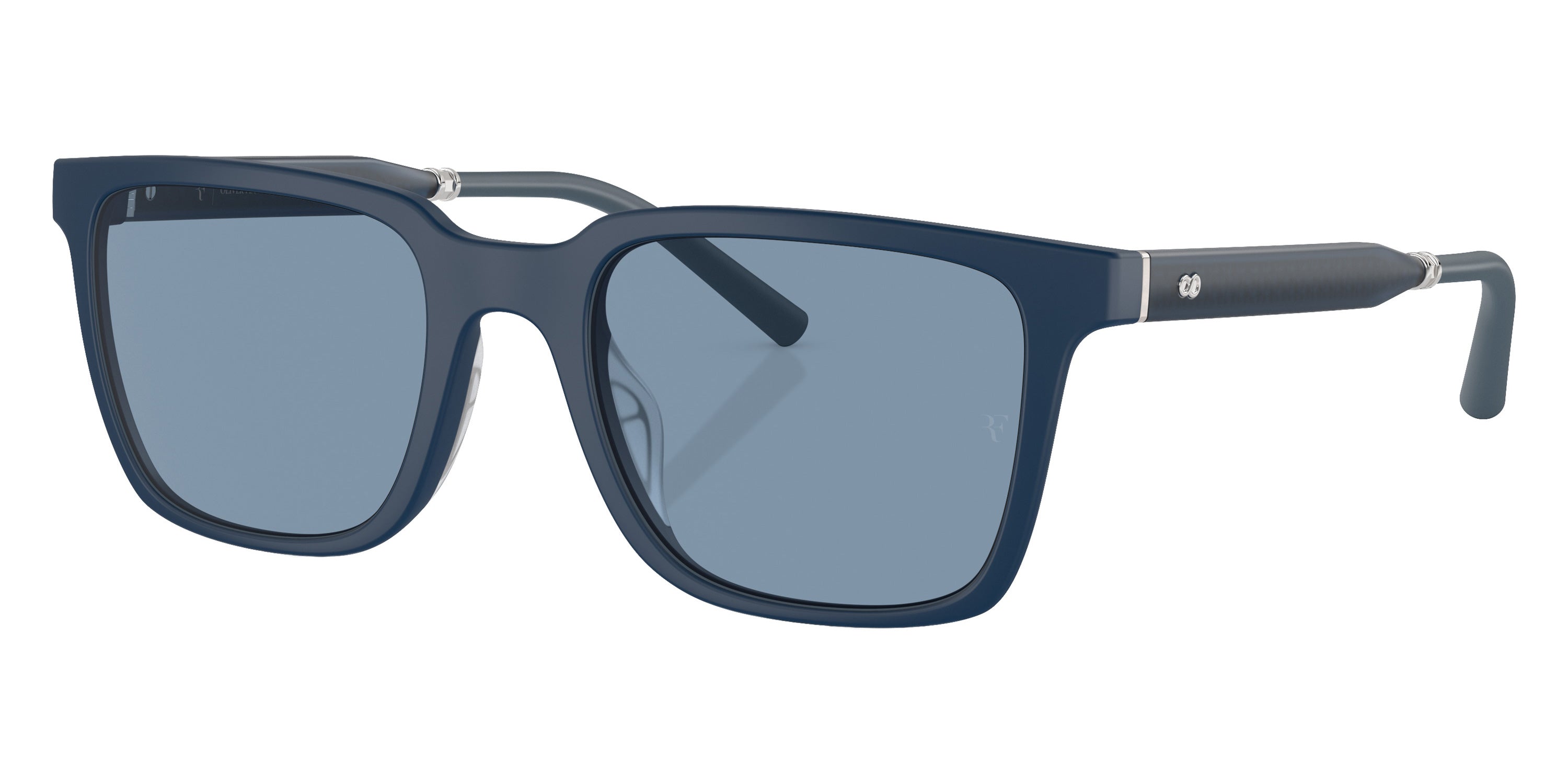 Oliver Peoples® Mr. Federer Sun OV5553SU 700380 55 Sunglasses - Semi-Matte Blue Ash / Marine