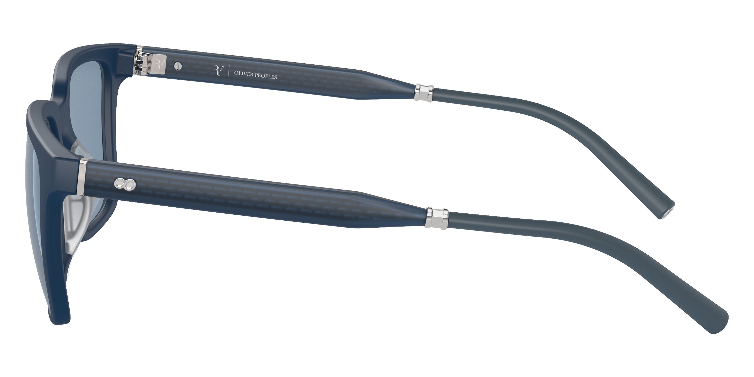 Oliver Peoples® Mr. Federer Sun OV5553SU 700380 55 Sunglasses - Semi-Matte Blue Ash / Marine