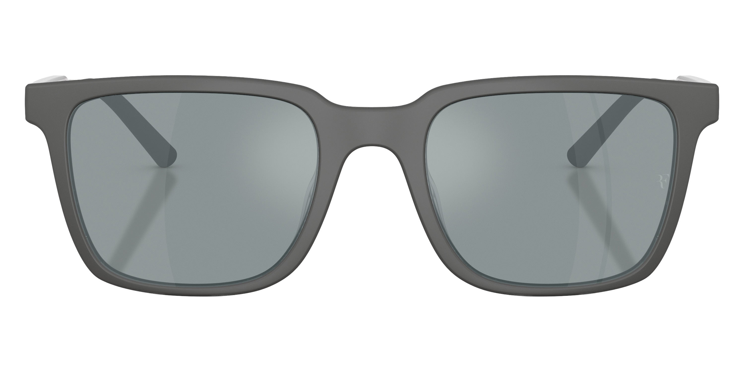 Oliver Peoples® Mr. Federer Sun OV5553SU 70086G 52 Sunglasses - Semi-matte Anthracite / Gray Polarized Flash Mirrored