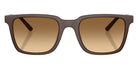 Oliver Peoples® Mr. Federer Sun OV5553SU 701013 52 Sunglasses - Semi-Matte Dark Brown / Saddle Gradient Wash to Dark Transitions