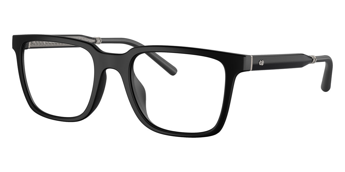 Oliver Peoples® Mr. Federer-R OV5553U 7001 52 Eyeglasses - Semi-Matte Black/Crystal Silver