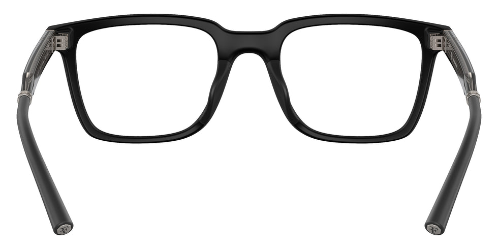 Oliver Peoples® Mr. Federer-R OV5553U 7001 52 Eyeglasses - Semi-Matte Black/Crystal Silver