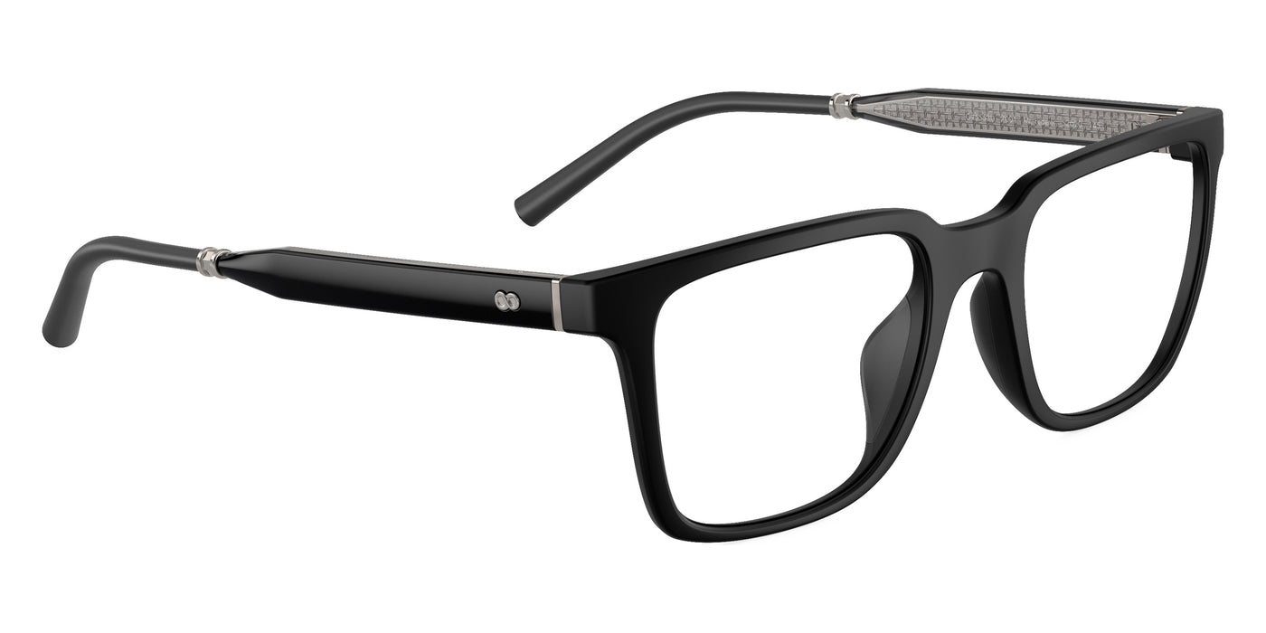 Oliver Peoples® Mr. Federer-R OV5553U 7001 52 Eyeglasses - Semi-Matte Black/Crystal Silver