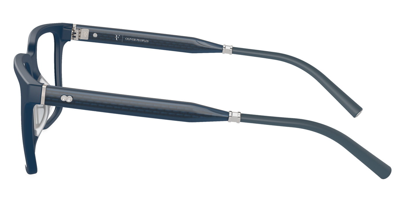 Oliver Peoples® Mr. Federer-R OV5553U 7003 52 Eyeglasses - Semi-Matte Blue Ash/Blue Ash Silver