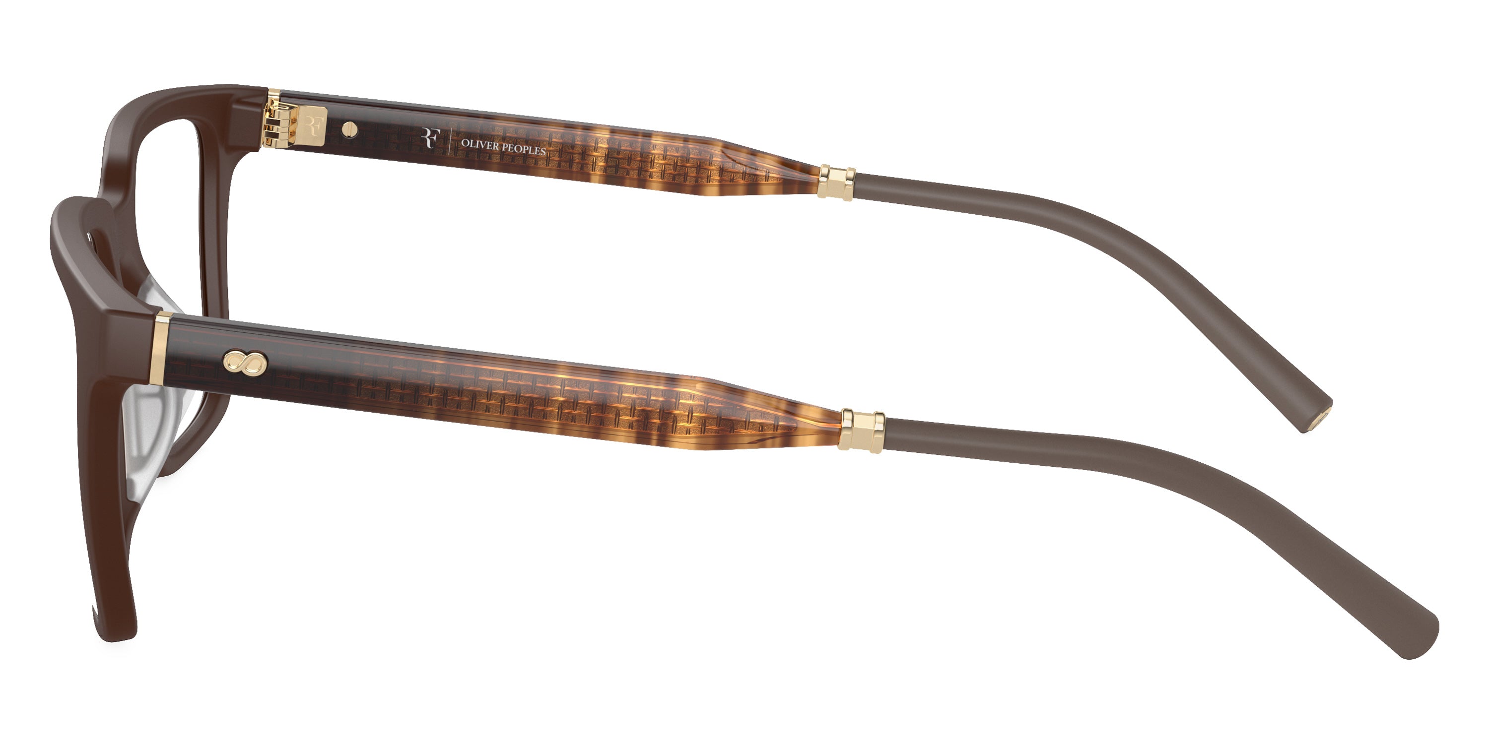Oliver Peoples® Mr. Federer-R OV5553U 7005 52 Eyeglasses - Umber/Cortado/Gold