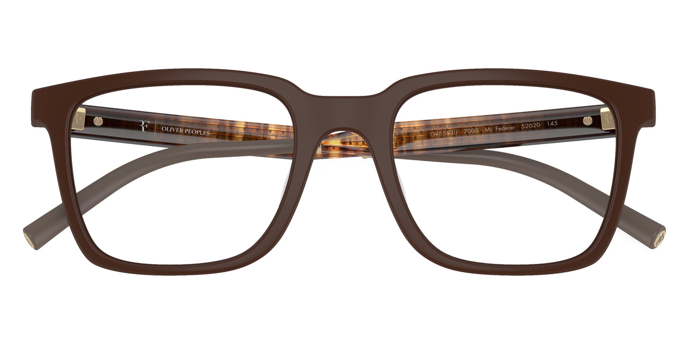 Oliver Peoples® Mr. Federer-R OV5553U 7005 52 Eyeglasses - Umber/Cortado/Gold