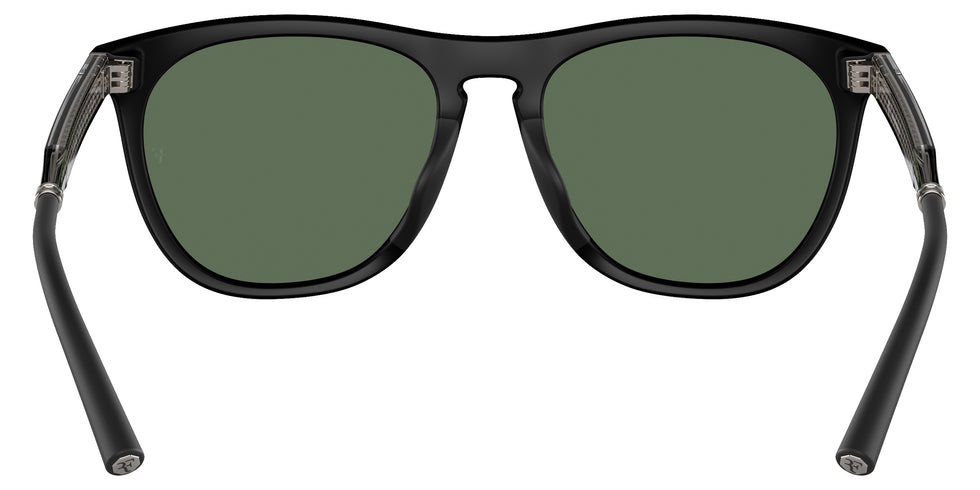 Oliver Peoples® R-1 OV5554SU 70019A 55 Sunglasses - Semi-Matte Black/Crystal Silver / G-15 Polarized