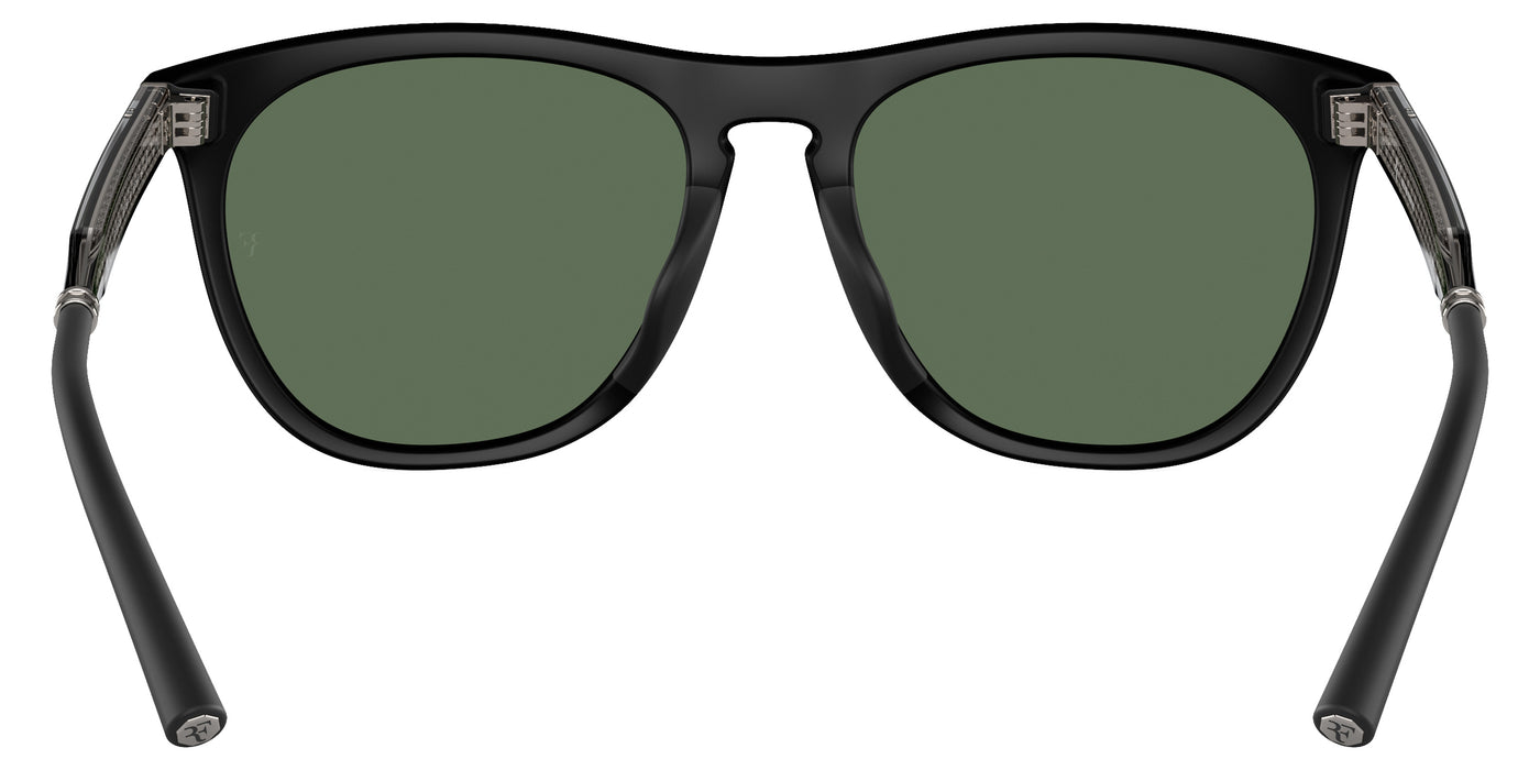 Oliver Peoples® R-1 OV5554SU 70019A 55 Sunglasses - Semi-Matte Black/Crystal Silver / G-15 Polarized