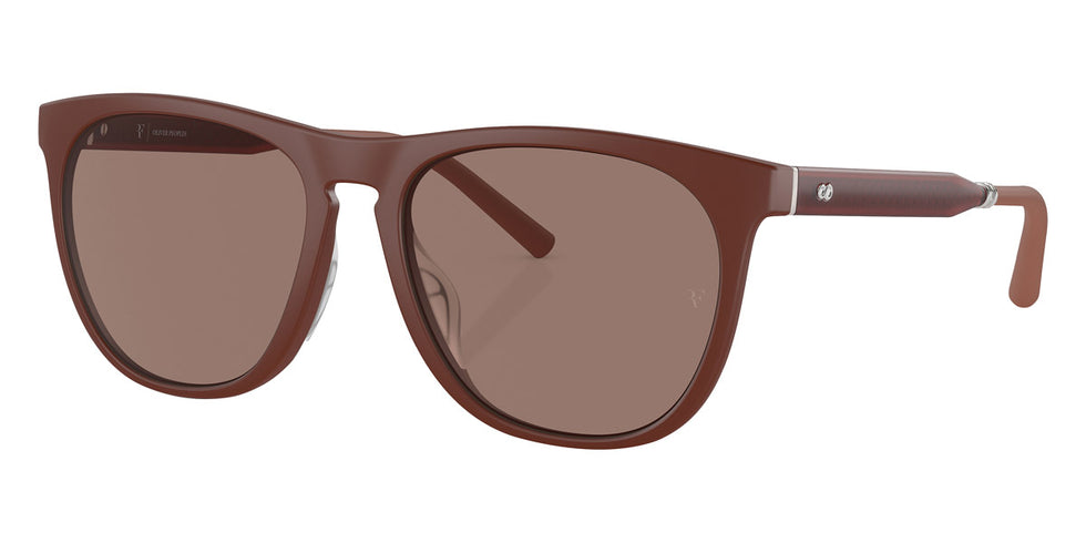 Oliver Peoples® R-1 OV5554SU 700253 55 Sunglasses - Semi-Matte Brick/Brick Silver / Sierra
