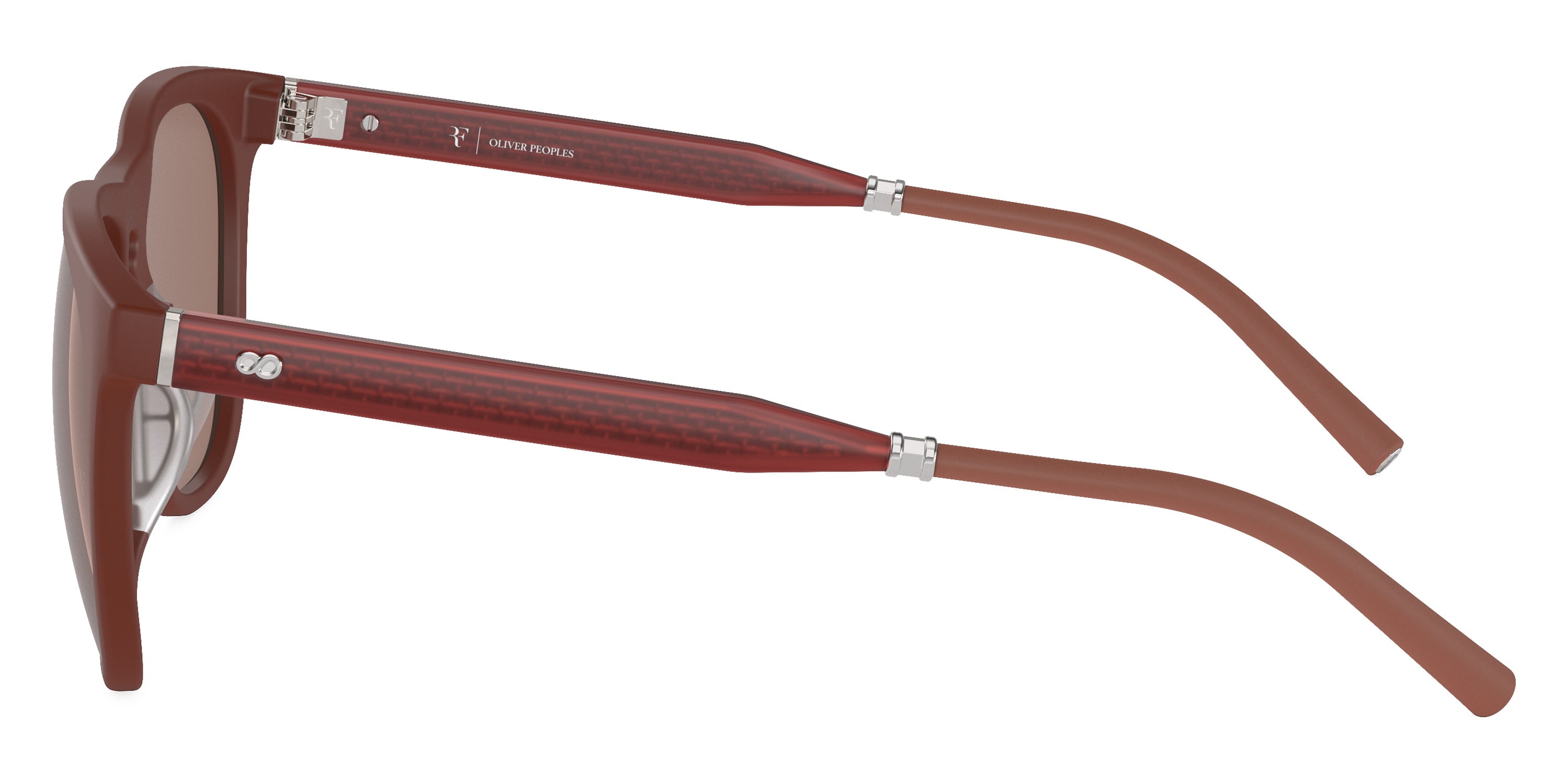Oliver Peoples® R-1 OV5554SU 700253 55 Sunglasses - Semi-Matte Brick/Brick Silver / Sierra