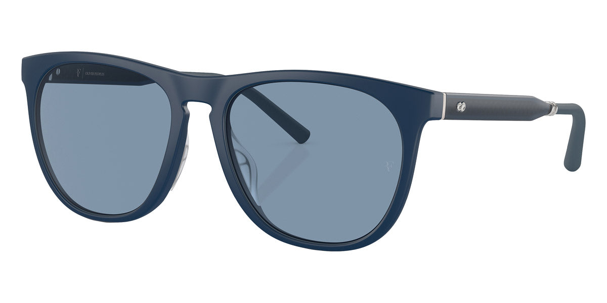 Oliver Peoples® R-1 OV5554SU 700380 55 Sunglasses - Semi-Matte Blue Ash/Blue Ash Silver / Marine