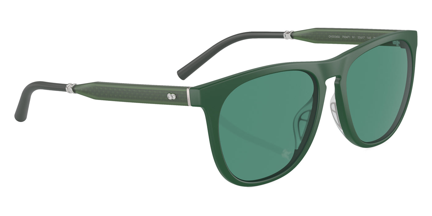 Oliver Peoples® R-1 OV5554SU 700471 55 Sunglasses - Semi-Matte Ryegrass/Ryegrass Silver / Forest