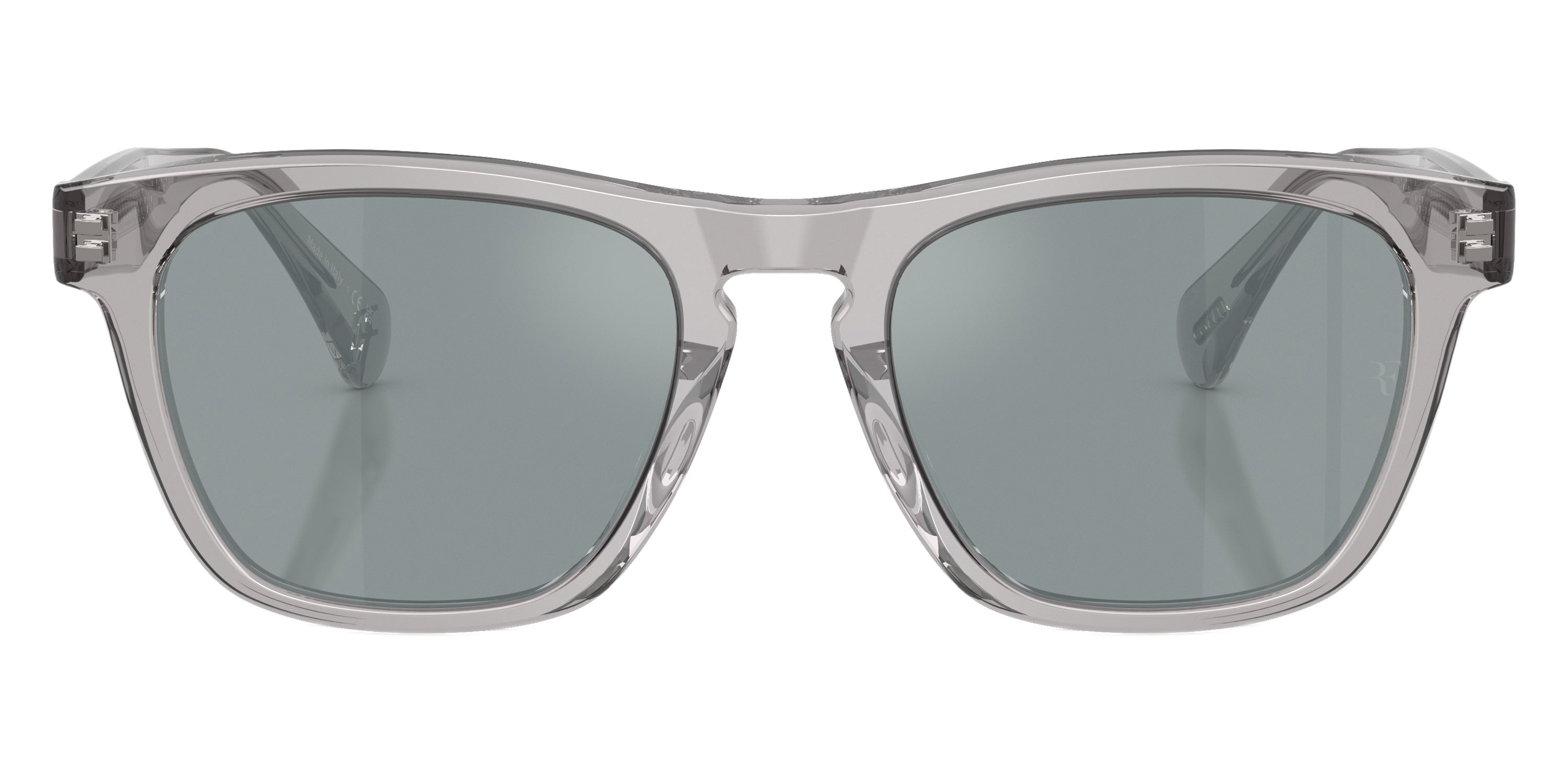 Oliver Peoples® R-3 OV5555SU 11326G 54 Sunglasses - Workman Gray / Gray Polarized Flash Mirrored