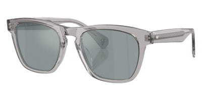 Oliver Peoples® R-3 OV5555SU 11326G 54 Sunglasses - Workman Gray / Gray Polarized Flash Mirrored